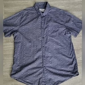 Billabong shirt for men, short sleeve, size L, blue.